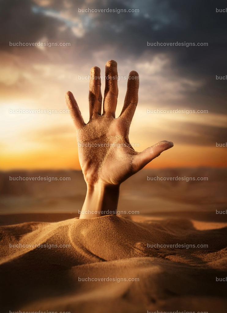 Sand Wüste mit Hand | Entdecken Sie kreative Buch Cover Designs für Self-Publishing-Autoren und Verlage! Unsere maßgeschneiderten Designs ziehen Leser an und bringen Ihre Geschichten visuell zum Leben. Lassen Sie uns Ihr perfektes Cover gestalten!