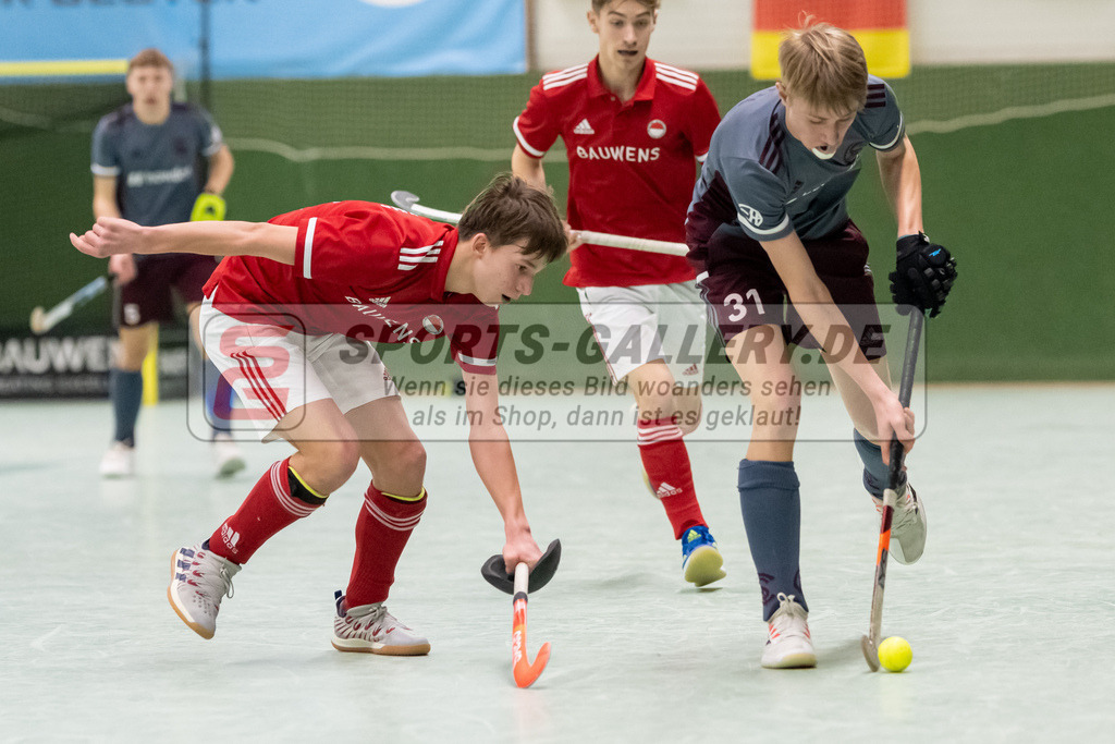 SFE_20230304_0050 | Deutsche Meisterschaft Männliche U16 Halle 2023 am 04.03.2023 in Köln (KTHC Stadion Rot-Weiss Köln Tennis and Hockey Club), Photo: Stephan Fehrmann 2022 (Sports-Gallery)