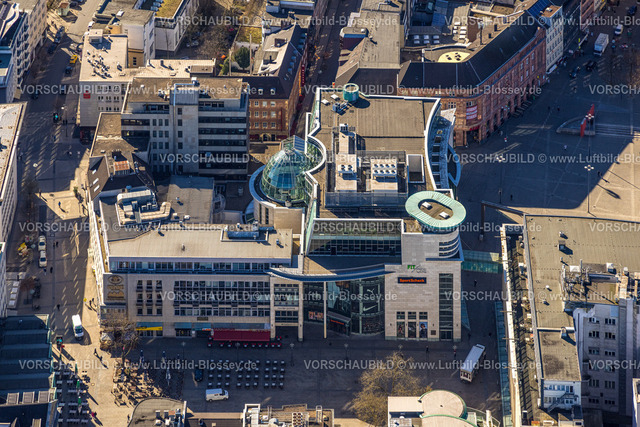 Dortmund250300255 | Luftbild, Geschäftszentrum Hansa-CarrÃ© mit Sportscheck, Platz Alter Markt, City, Dortmund, Ruhrgebiet, Nordrhein-Westfalen, Deutschland