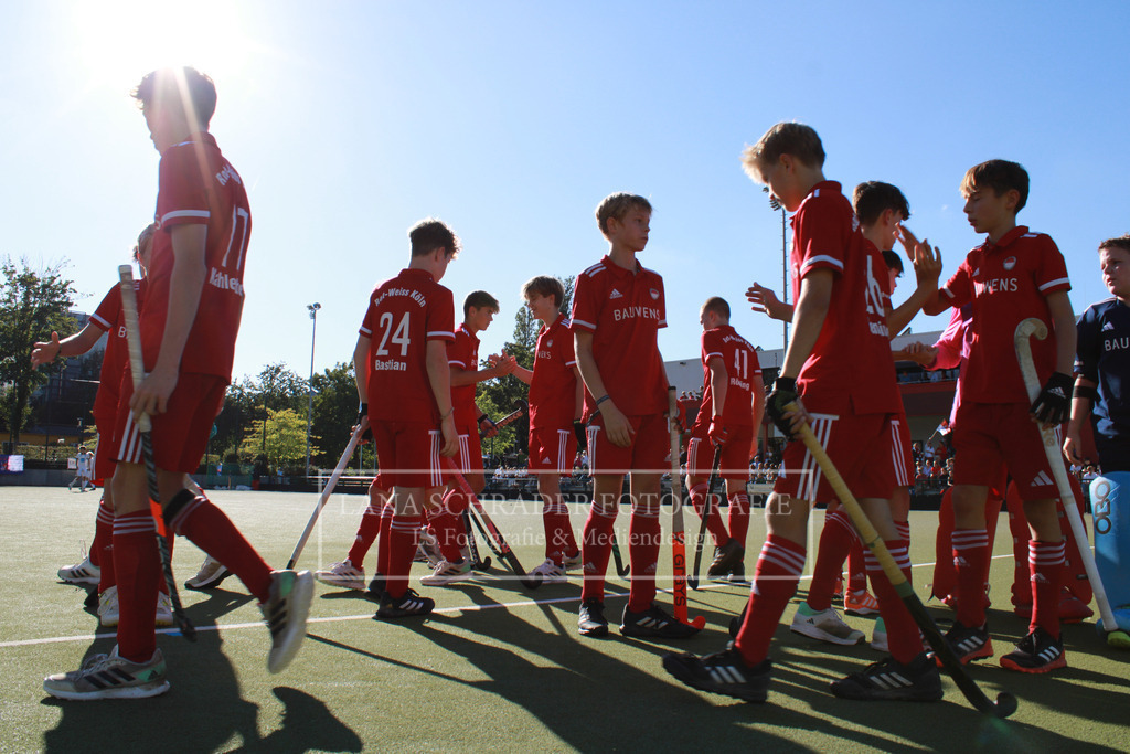 MU14 FINALE Westdeutsche Meisterschaft  Rot-Weiß Köln - HTC Uhlenhorst Mülheim 24.09.23 Düsseldorf-056 | lanaschraderfotografie - Realisiert mit Pictrs.com