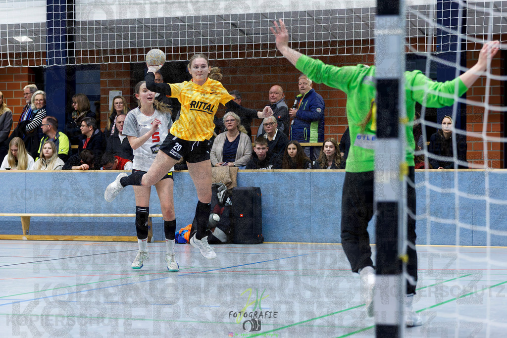 Frauen Oberliga Mitte (HHV); HSG Eibelshausen/Ewersbach - HSG Wettenberg II | Frauen Oberliga Mitte (HHV); HSG Eibelshausen/Ewersbach - HSG Wettenberg II am 13.12.2025 in Steinbrücken (Sporthalle am Hammerweiher)Photo © 2025 - Jörg Heinrich - Realisiert mit Pictrs.com