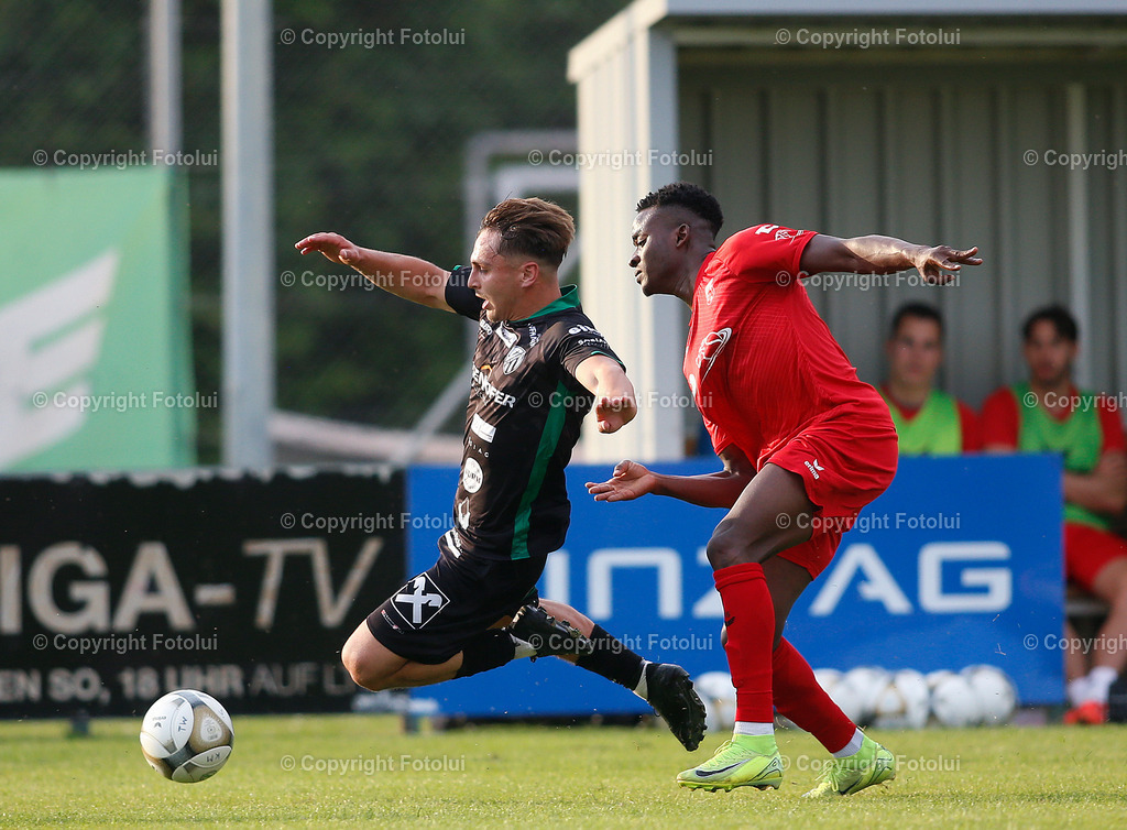 A_LUI_060625_26 | SPORT FUSSBALL REGIONALLIGA MITTE ASKOE OEDT-GLEISDORF 09 06.06.2025 IM BILD:ADAMSON SHARAFA   (OEDT) UND MICHAEL LODER (GLEISDORF) FOTOLUI