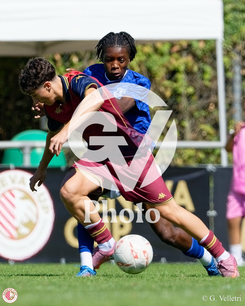 GenevaCup Semi-Final - Everton FC v RC Deportivo | during the GenevaCup Semi-Final match between Everton FC and RC Deportivo at Stade des Arberes in Meyrin, Switzerland