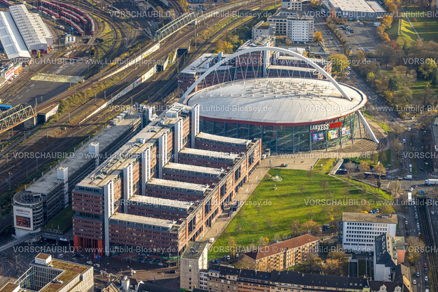 Koeln231104665 | Luftbild, Lanxess Arena Veranstaltungsort und Events, Deutz, Köln, Rheinland, Nordrhein-Westfalen, Deutschland