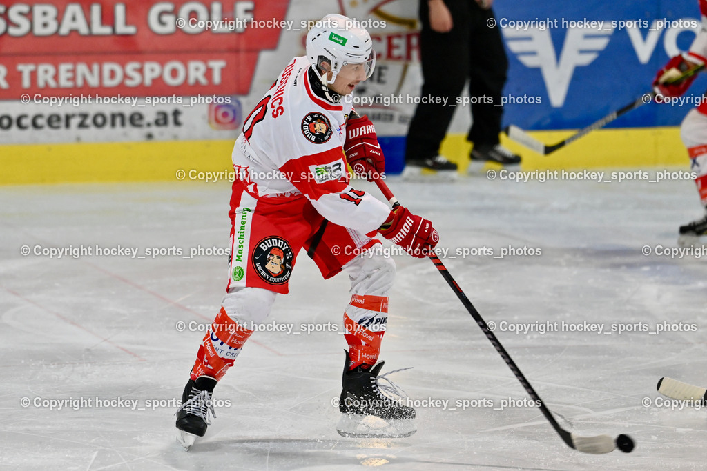 ESC Steindorf vs. ESV Ferlach  | #10 Zusevics Zintis Nauris ESV Ferlach, ESC Steindorf vs. ESV Ferlach , ESC Steindorf vs. ESV Ferlach  am 15.02.2026 in Steindorf (Ossiachersee Halle), Austria, (Photo by Bernd Stefan)