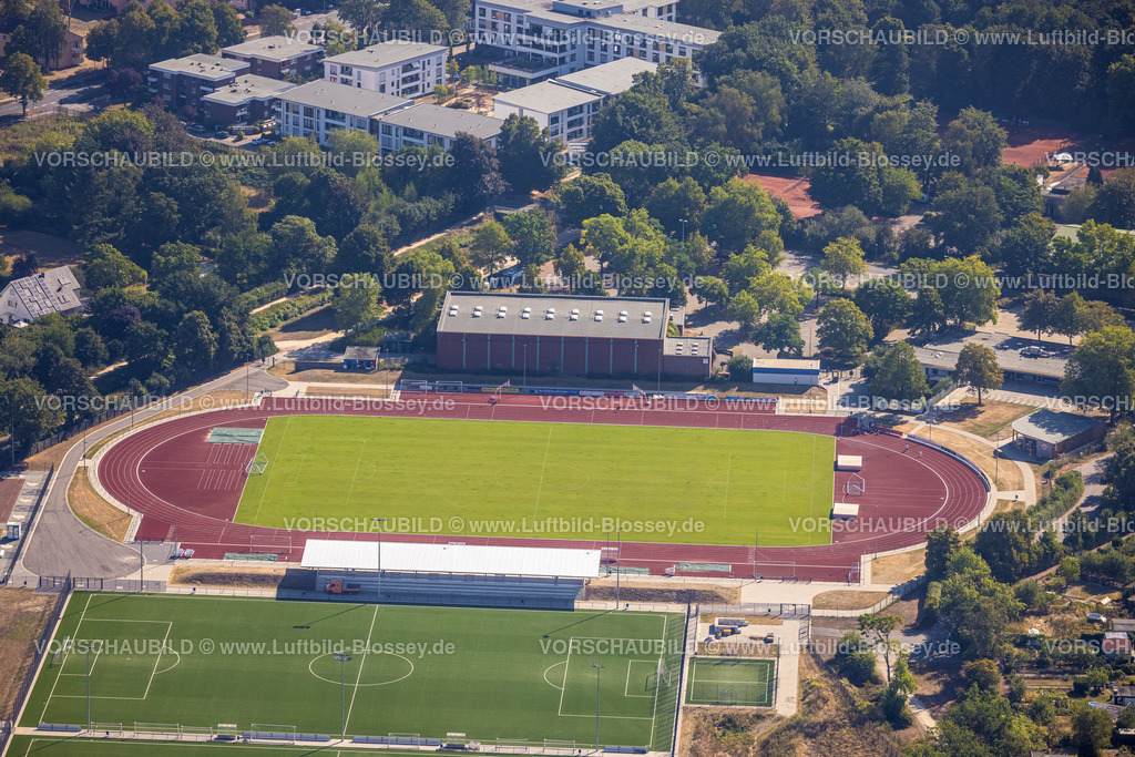Dinslaken220806461 | Luftbild, Fußballstadion Spiel- und Sportverein 09, Hagenviertel, Dinslaken, Ruhrgebiet, Nordrhein-Westfalen, Deutschland