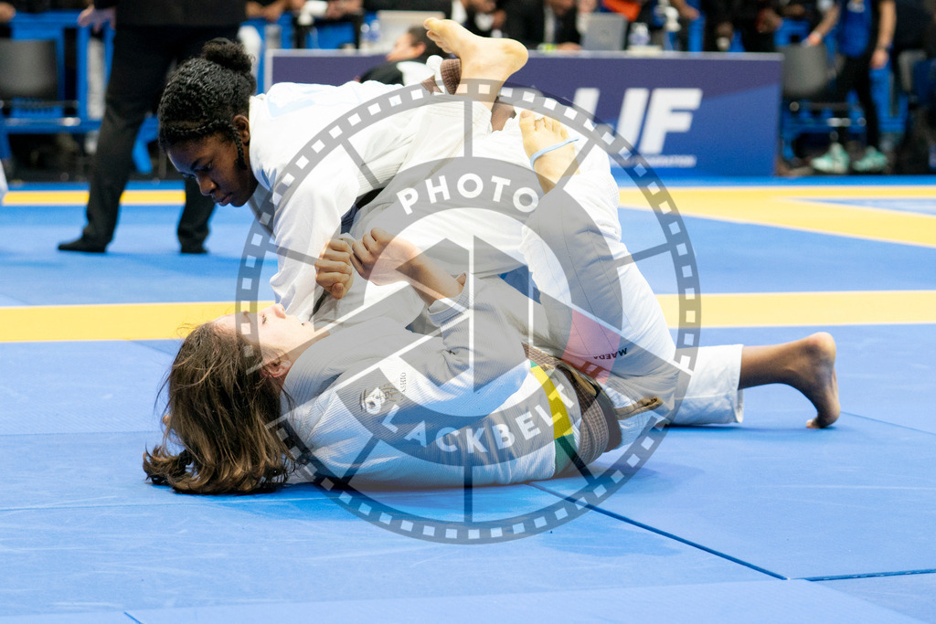 20240124PBB02570 | Fighters compete during the second day of the IBJJF European Championship in Paris, France, on January 24, 2024.