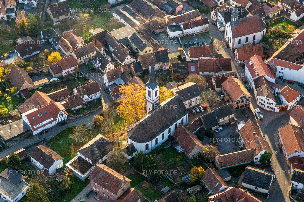 Laurentiusgarten | Luftbild: Laurentiusgarten in Göcklingen im Bundesland Rheinland-Pfalz in Deutschland. Foto: IMG_139260.jpg vom 22.11.2023 durch ©2025 Werner Riehm fly-foto.de/copyright - Realisiert mit Pictrs.com