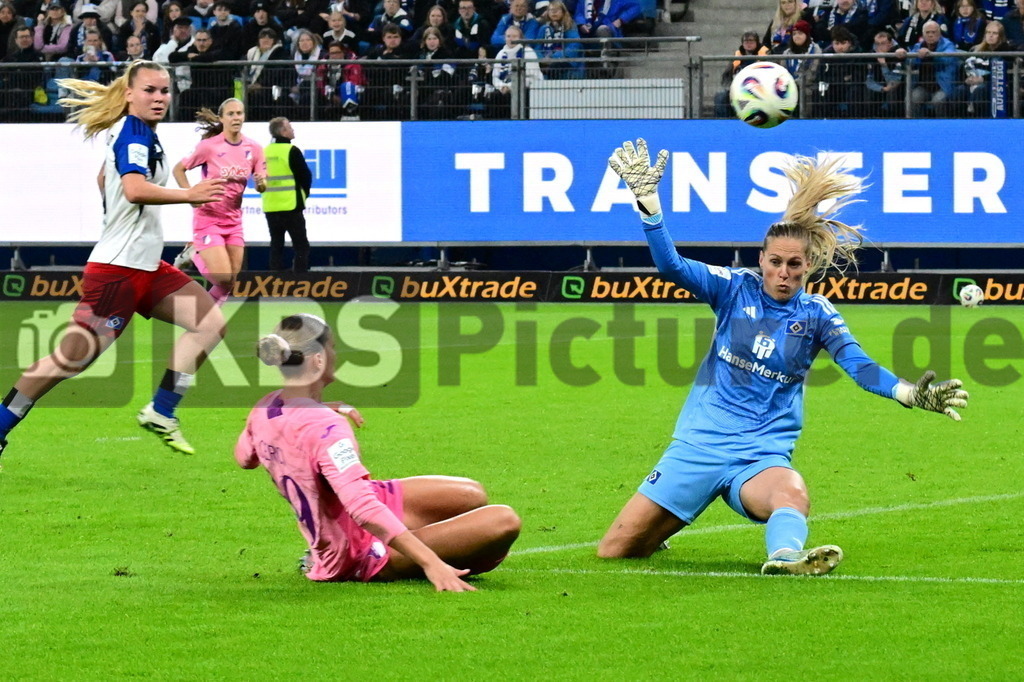 KBS Picture_HSV-Hoffenheim_Frauen_030 | v.l. Cerci Selina (TSG Hoffenheim Frauen) , Schuldt Inga (HSV Frauen) ,Sportplatz :  Volksparkstadion, - Realisiert mit Pictrs.com