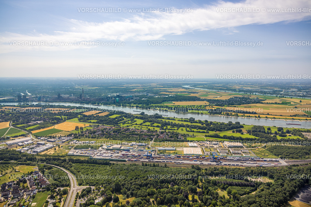 Duisburg230707387 | Luftbild, logport III, Dahlingstraße, Fluss Rhein und Fernsicht, Friemersheim, Duisburg, Ruhrgebiet, Nordrhein-Westfalen, Deutschland
