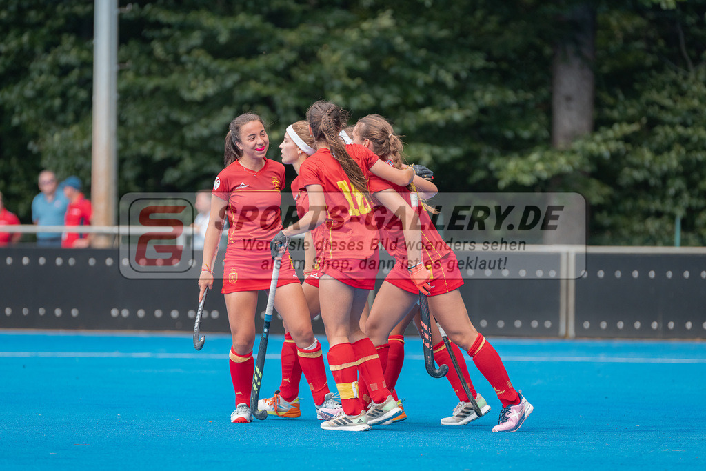 HK_20230710_2-21 | Euro Hockey WU18 Spain - Austria Championship Girls &amp; Boys am 10.7.2023 CHTC , Krefeld ,