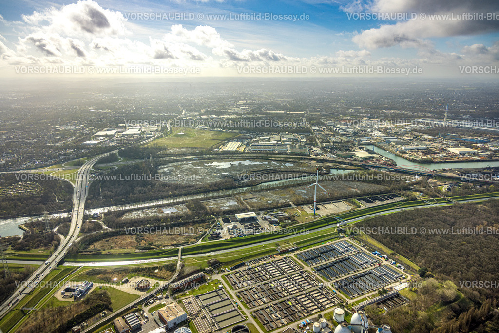 Bottrop260305474FreiheitEmscher | Luftbild, „Freiheit Emscher“ großes interkommunalen Stadtentwicklungsprojekte in NRW, von Essen, Bottrop und RAG Montan Immobilien, 1.700 Hektar, inklusive 150 Hektar ehemaliger Bergbauflächen, entsteht bis ca. 2030 ein neuer, nachhaltiger urbaner Raum für innovat, , Welheim, Bottrop, Ruhrgebiet, Nordrhein-Westfalen, Deutschland