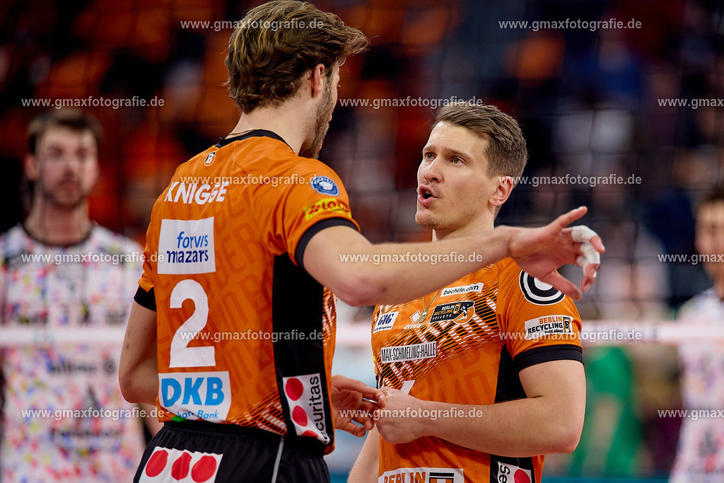 GER, BERLIN RECYCLING Volleys - SWD powervolleys Dueren, Volleyball, DVV-Pokalfinale Maenner 2025, 02.03.25 | GER, BERLIN RECYCLING Volleys - SWD powervolleys Dueren, Volleyball, DVV-Pokalfinale Maenner 2025, 02.03.25Foto: Gerald Oelze-de Stoppany