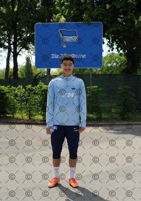 RGE_6841 | Ibrahim Maza spielte von 2018- 2025 für Hertha BSC. Seit dem 1. Juli 2025 für Bayer Leverkusen.  Fotograf: Ralf Gebhardt - Realisiert mit Pictrs.com