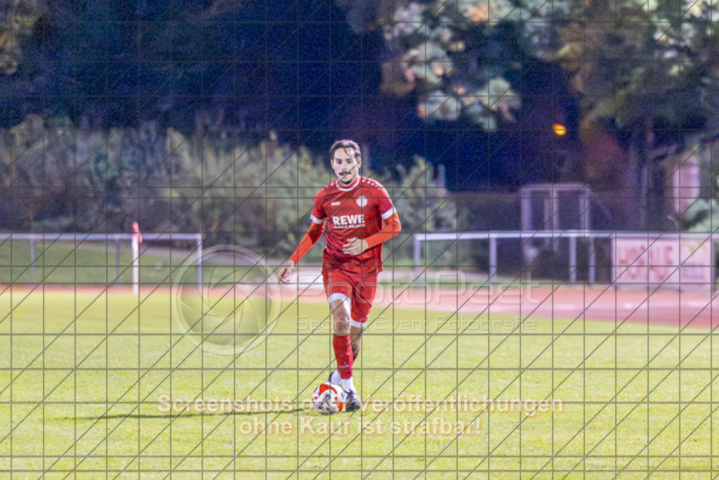 20251002_211259_0333 | #,1.FC Donzdorf (rot) vs. FV Faurndau (blau), Fußball, Bezirkspokal - Bezirk Neckar/Fils, 04. Runde, Saison 2025/2026, Rasenplatz Lautertal Stadion, Süßener Straße 16, 73072 Donzdorf, 02.10.2025 - 19:30 Uhr,Foto: PhotoPeet-Sportfotografie/Peter Harich