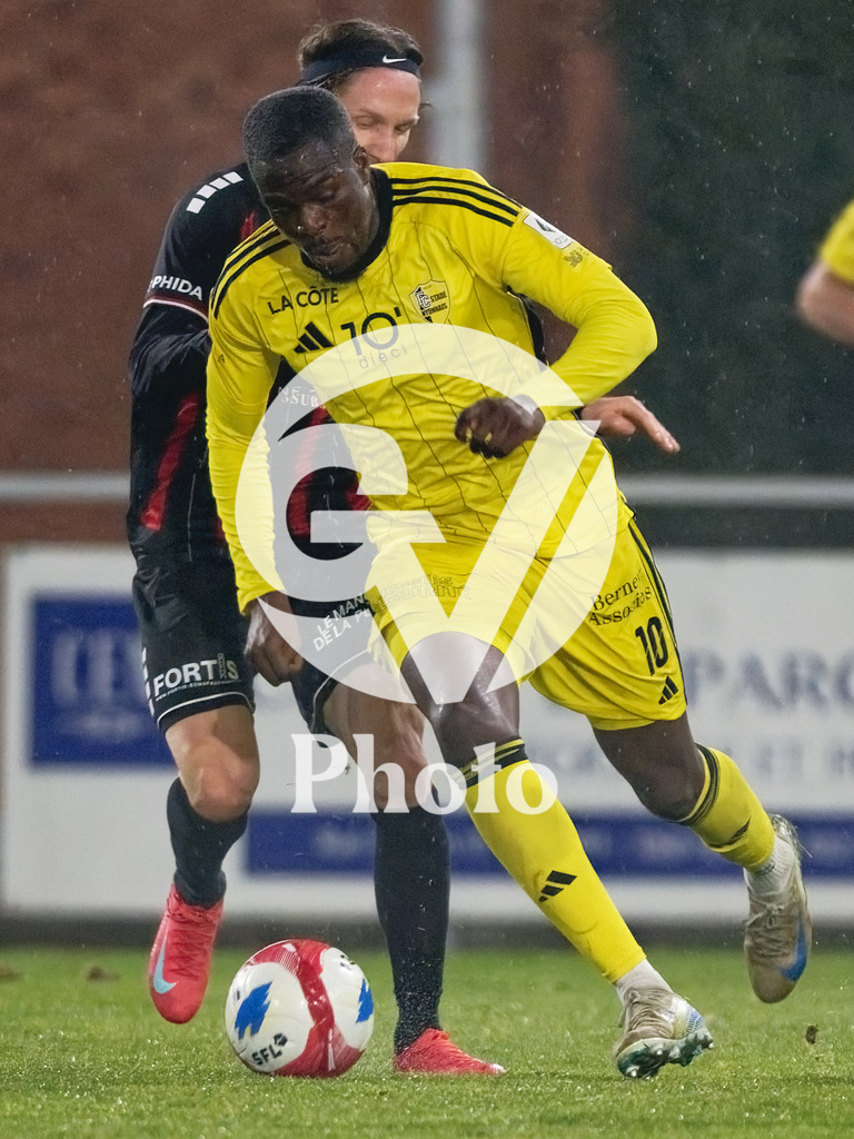 dieci Challenge League - FC Stade Nyonnais v Neuchatel Xamax FCS |  during the dieci Challenge League match between FC Stade Nyonnais and Neuchatel Xamax FCS at Centre sportif de Colovray in Nyon, Switzerland
