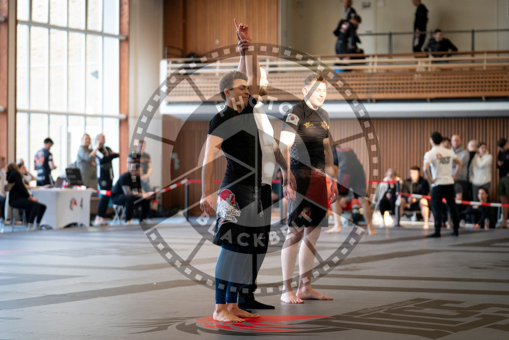 20240309PBB7310 | Fighters compete during the International Luta Livre (ILLCS) Spring Championship in Hannover, Germany, on March 9, 2024.