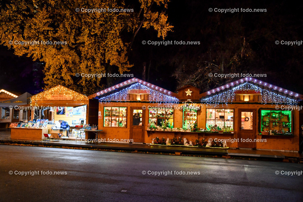Christkindlmarkt_ Volksgarten Linz_ 23.11.2022-6 | 23.11.2022, Linz,  AUT, Christkindlmarkt Volksgarten, im Bild Christkindlmarkt Volksgarten, Huetten, Standln, Weihnachtsdekoration