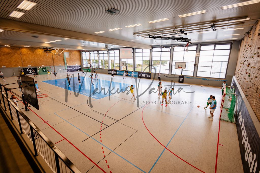 Futsal-Bundesliga, Saison 2025/2026, 4. Spieltag: SC Preußen Münster - SV Pars Neu-Isenburg | Futsal-Bundesliga, Saison 2025/2026, 4. Spieltag, SC Preußen Münster empfängt SV Pars Neu-Isenburg in der Universitäts-Sporthalle in Münster. Foto: sportfotografie.ms | Markus Paletta - Realisiert mit Pictrs.com