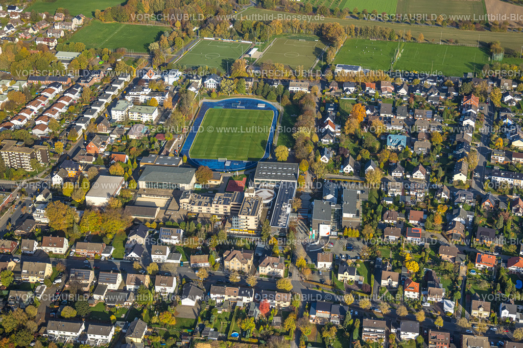 Kamen221015049 | Luftbild, Sportplätze Sportschule Kaiserau, SportCentrum Kaiserau, Fußball- und Leichtathletik-Verband Westfalen, Kaiserau, Kamen, Ruhrgebiet, Nordrhein-Westfalen, Deutschland