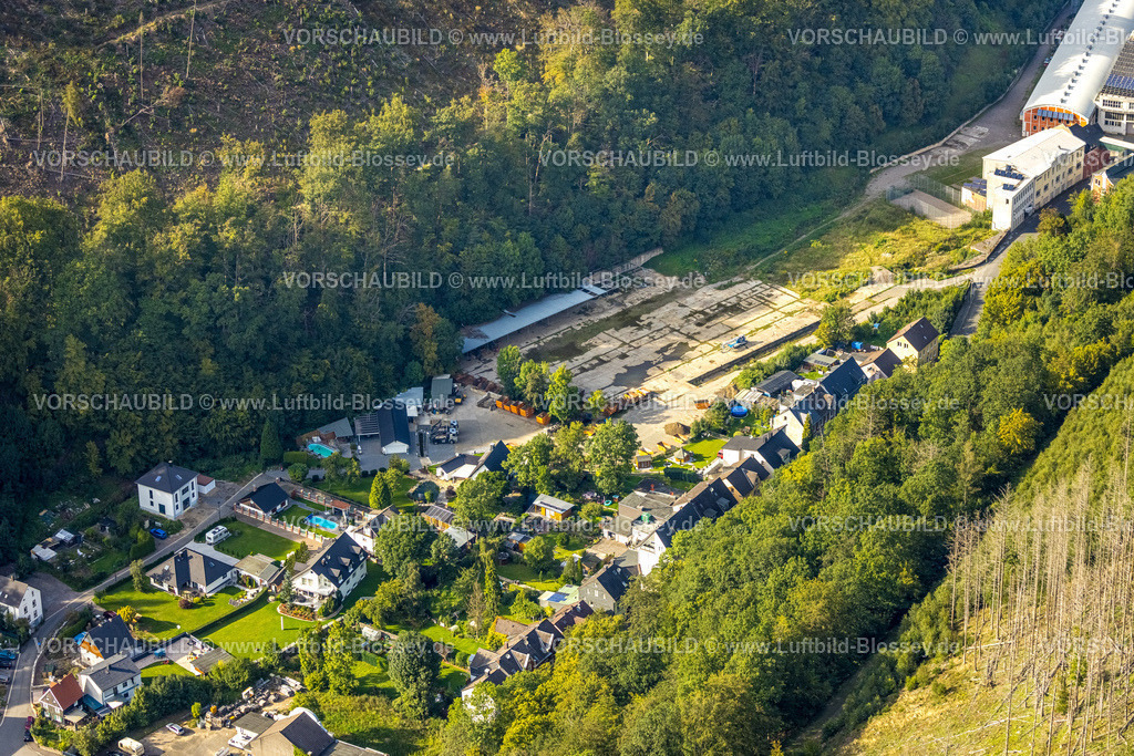 Hagen230902766 | Luftbild, Freifläche an der Haardtstraße im Ortsteil Nahmer, Hohenlimburg, Hagen, Ruhrgebiet, Nordrhein-Westfalen, Deutschland