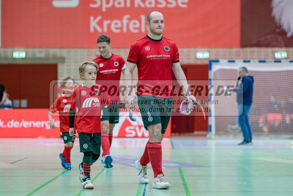 HK_20231216_107355 | 1. Bundesliga Herren  Crefelder HTC - Blau Weiß Köln am 16.12.2023 Sporthalle Glockenspitz, Krefeld ,