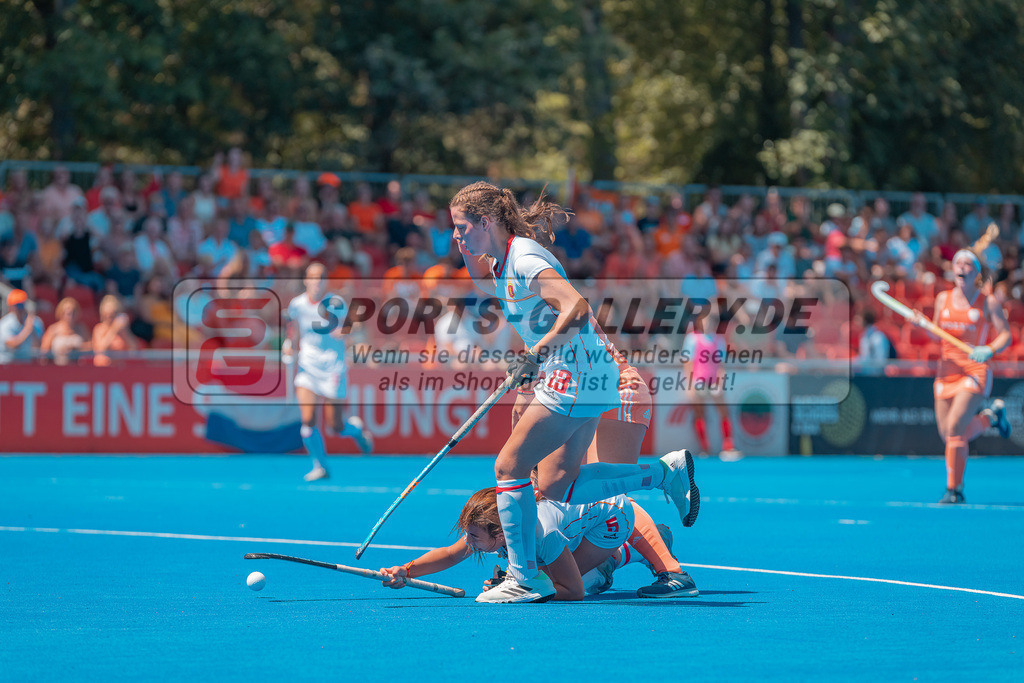 HK_20230711_101143 | Euro Hockey WU18 Spain vs Netherlands Championship Girls &amp; Boys am 11.7.2023 CHTC , Krefeld ,