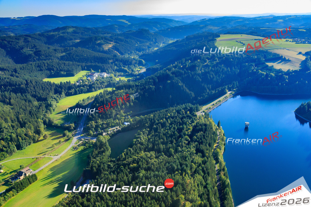 Die Luftaufnahme Koeteltalsperre -  wurde vom UL-Flugzeug (keine Drohne) aus fotografiert.Hohe Druck- Auflösung-die Geschenkidee!