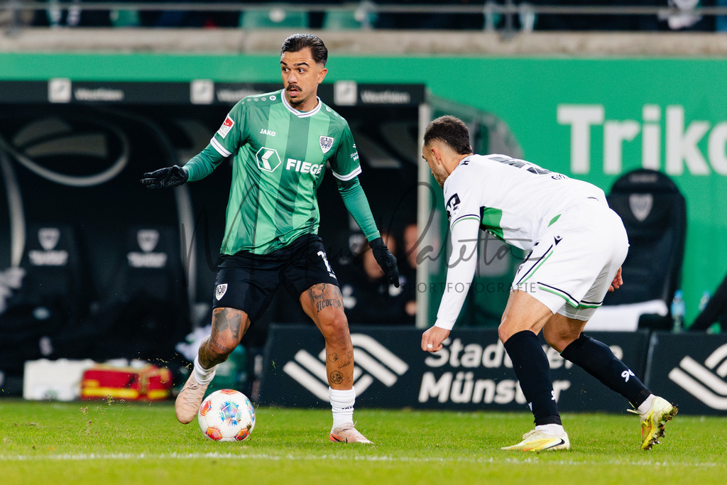 2. Bundesliga, Saison 2025/26, 15. Spieltag: SC Preußen Münster - Hannover 96 | Münster, 05.12.2025: 2. Bundesliga, 15. Spieltag, SC Preußen Münster gegen Hannover 96 im LVM-Preußenstadion in Münster. Foto: sportfotografie.ms | Markus Paletta - Realisiert mit Pictrs.com