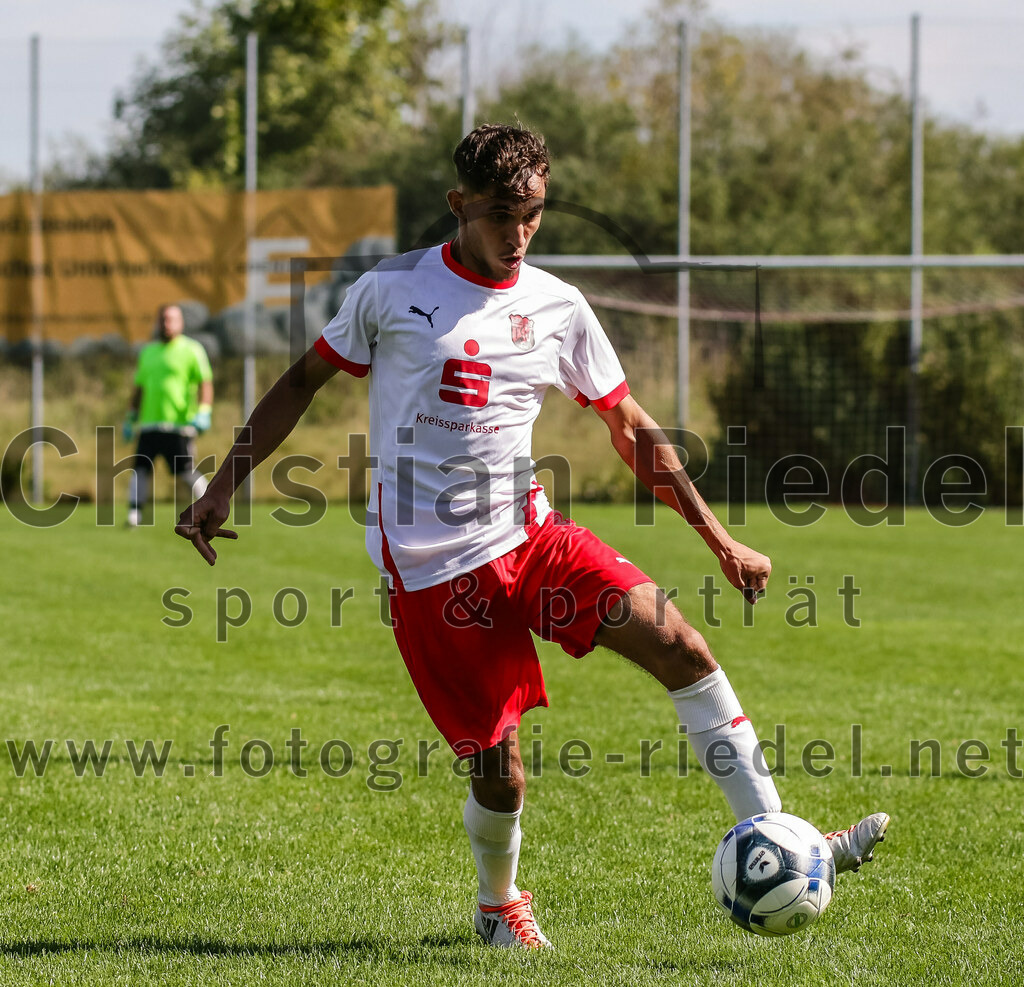 2023-09-17_076_SG_Anzing-Parsdorf_II_gegen_TSV_Zorneding_II | Anzing, Deutschland, 17.09.2023:
Fußball, A-Klasse 2023 / 2024, 5. Spieltag, Endergebnis: 1:1

Qasem Hantash (TSV Zorneding, #3)

Foto: Christian Riedel / fotografie-riedel.net