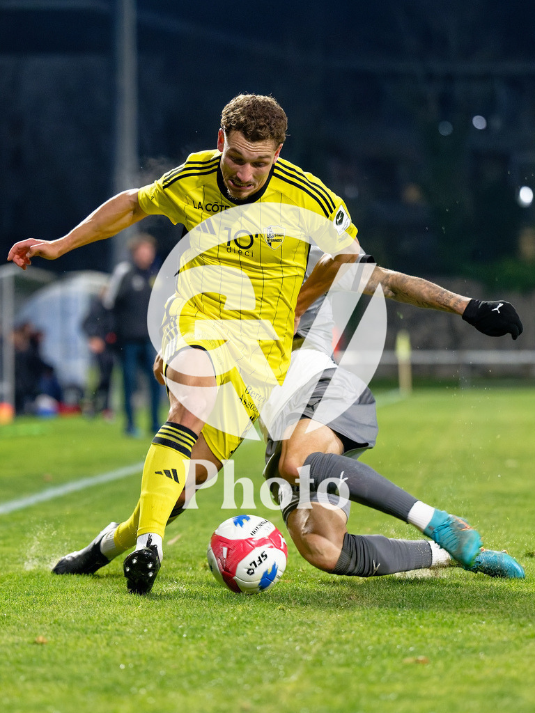 dieci Challenge League - FC Stade Nyonnais v FC Vaduz |  during the dieci Challenge League match between FC Stade Nyonnais and FC Vaduz at Centre sportif de Colovray in Nyon, Switzerland