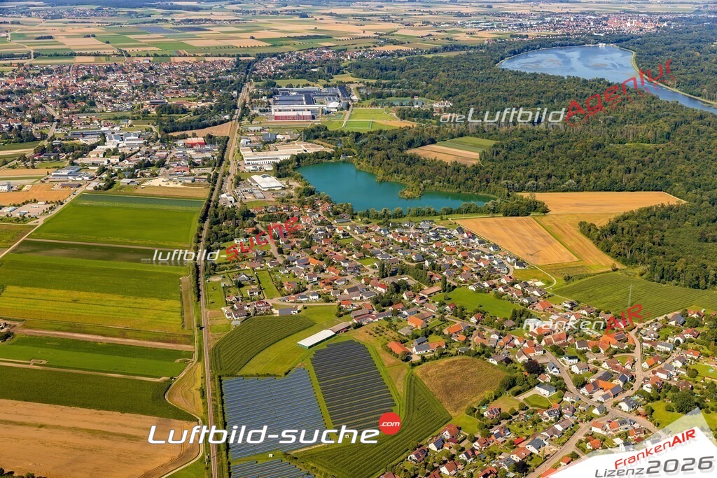 Schöne Luftaufnahme als Geschenk in Peterswörth Gundelfingen an der Donau - Die Luftbildaufnahme wurde 2025 vom UL-Flugzeug heraus erstellt ( keine Drohne ) - Hochauflösende Luftaufnahme -Nicht vergleichbar mit Google Maps oder Satelittenbilder- Die Geschenkidee !Mit Lizenz und Bildrechte bestellbar