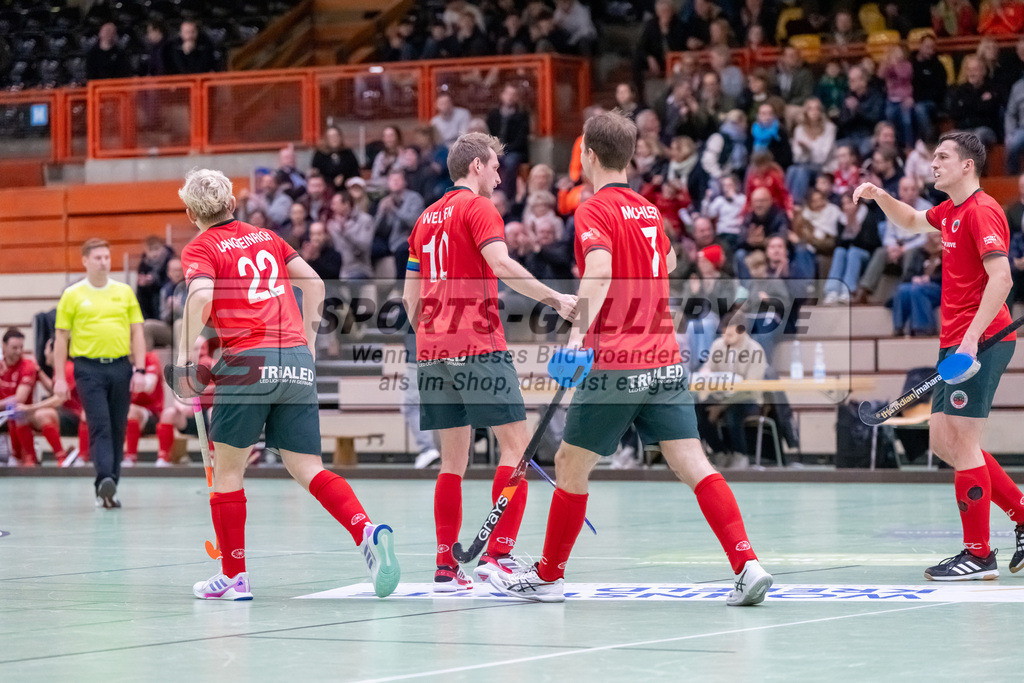 HK_20250110_101267 | 1. Bundesliga Halle Herren Crefelder HTC - Uhlenhorst Mülheim am 10.1.2025 Glockenspitz Halle Krefeld, Krefeld ,
