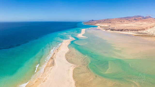 Playa de Sotavento Fuerteventura | Shop von Iris Steger Photography, Landschaft, Reisen, Details und Städte.