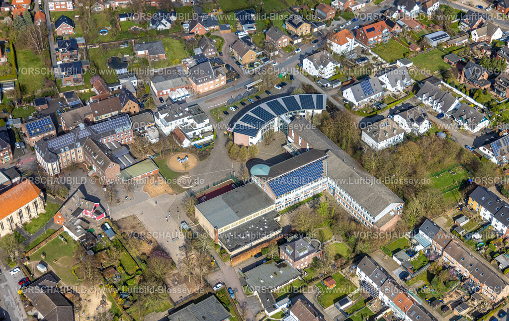 Selm260306976 | Luftbild, Selma-Lagerlöf-Sekundarschule und Grundschule Ludgerischule, Selm, Münsterland, Nordrhein-Westfalen, Deutschland