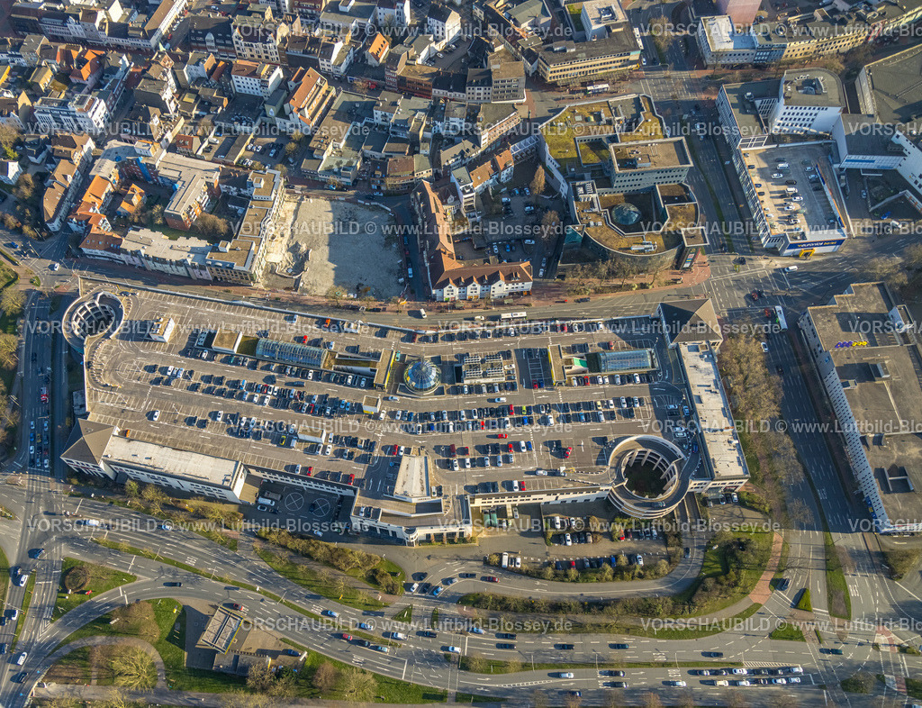 Hamm240305317 | Luftbild, Allee-Center Einkaufszentrum mit 
Parkdeck, Mitte, Hamm, Ruhrgebiet, Nordrhein-Westfalen, Deutschland
