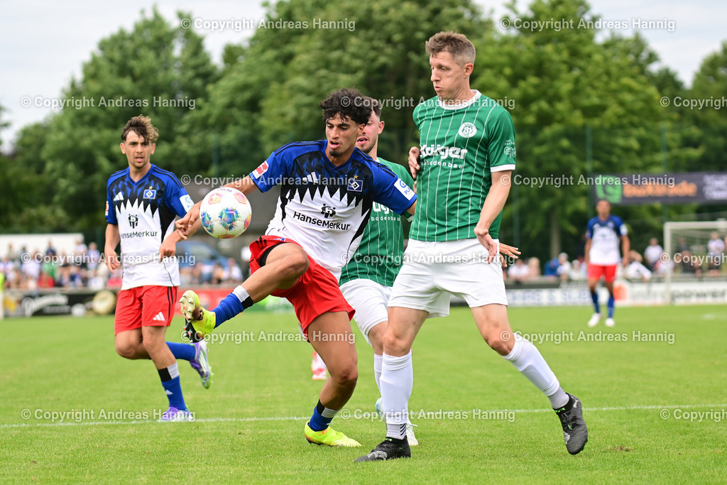 Fußball I Herren I Testspiel  I TSV Elstorf - Hamburger SV I 5.7.2025 | a-hannig - Realisiert mit Pictrs.com