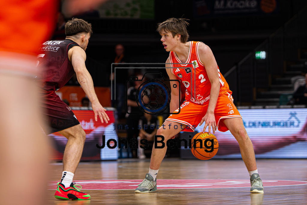 Basketball I Herren I Saison 2025-2026 I ProB Nord I 21. Spieltag I Rasta Vechta II - Iserlohn Kangaroos I 3436 | Epke Kruthaup (2, RASTA Vechta II) - Realisiert mit Pictrs.com