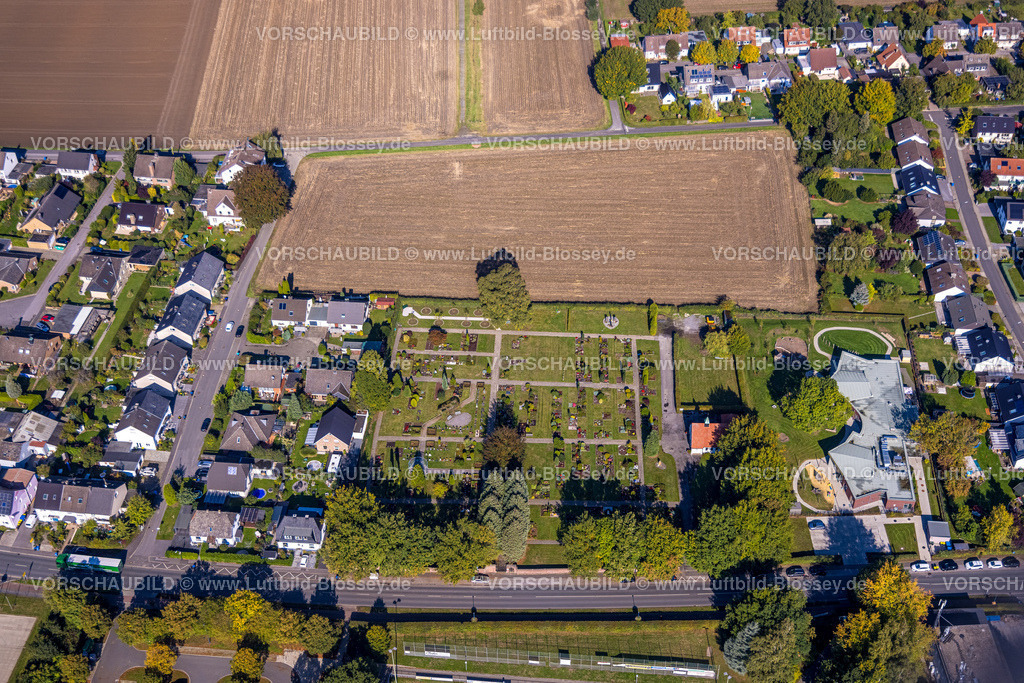 Holzwickede220900771Opherdicke | Luftbild, Evang. Friedhof, Opherdicke, Holzwickede, Ruhrgebiet, Nordrhein-Westfalen, Deutschland