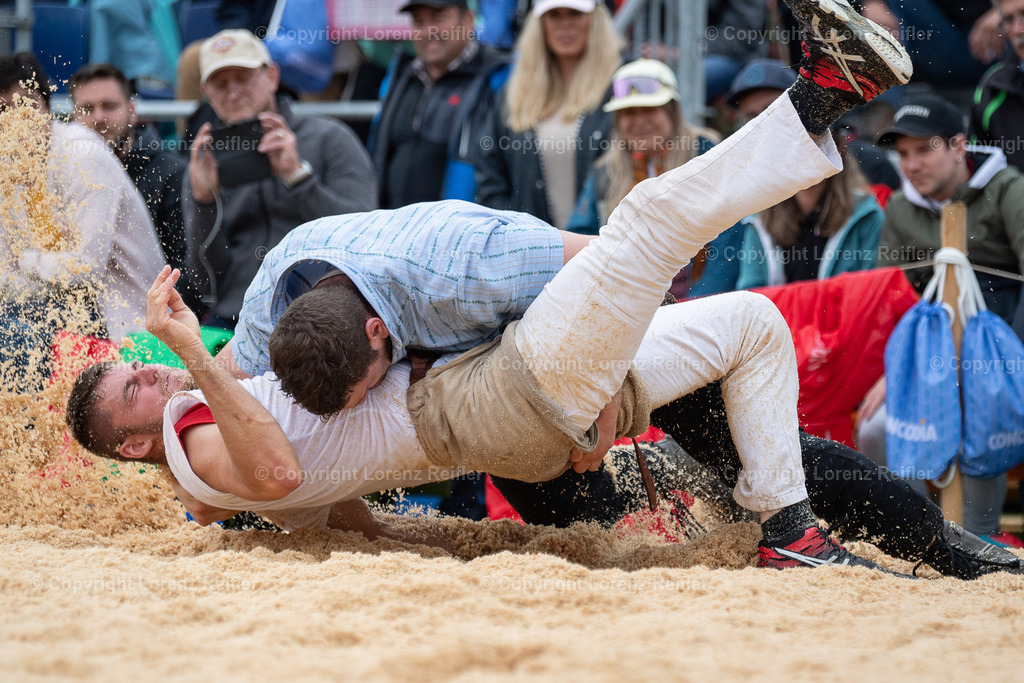 Schwingen -  Appenzeller Kantonal Schwingfest 2024 | Hundwil, 7.7.24, Schwingen - Appenzeller Kantonal Schwingfest.