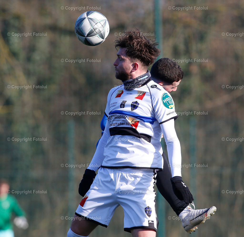 A_LUI_180125_20 | SPORT FUSSBALL TESTSPIEL ASKOE OEDT 1B-SU VORTUNA BAD LEONFELDEN 18.01.2025 IM BILD : ALBI MUHAREMI (OEDT1B) UND MICHAEL KAPL (LEONFERLDEN) FOTO:FOTOLUI