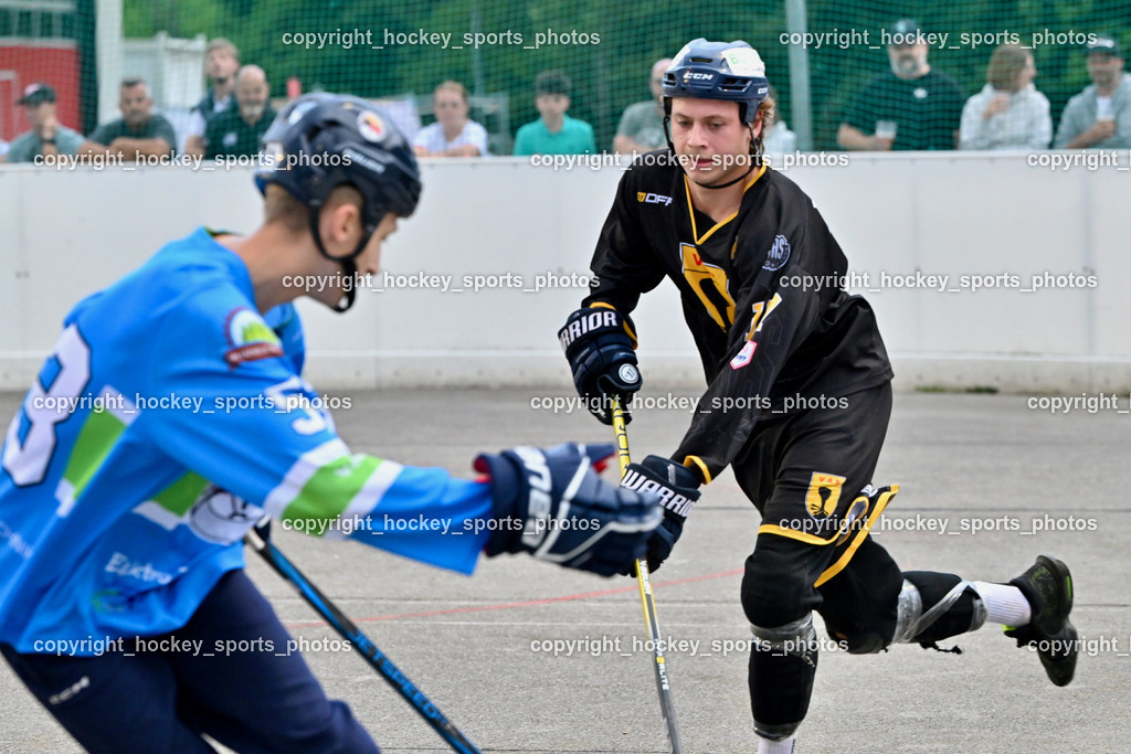 ASKÖ Hockey Villach vs. VAS Ballhockey  | #17 Hobitsch Samuel VAS Villach, ASKÖ Hockey Villach vs. VAS Ballhockey , ASKÖ Hockey Villach vs. VAS Ballhockey  am 06.07.2025 in Villach (Alpen Arena ), Austria, (Photo by Bernd Stefan)