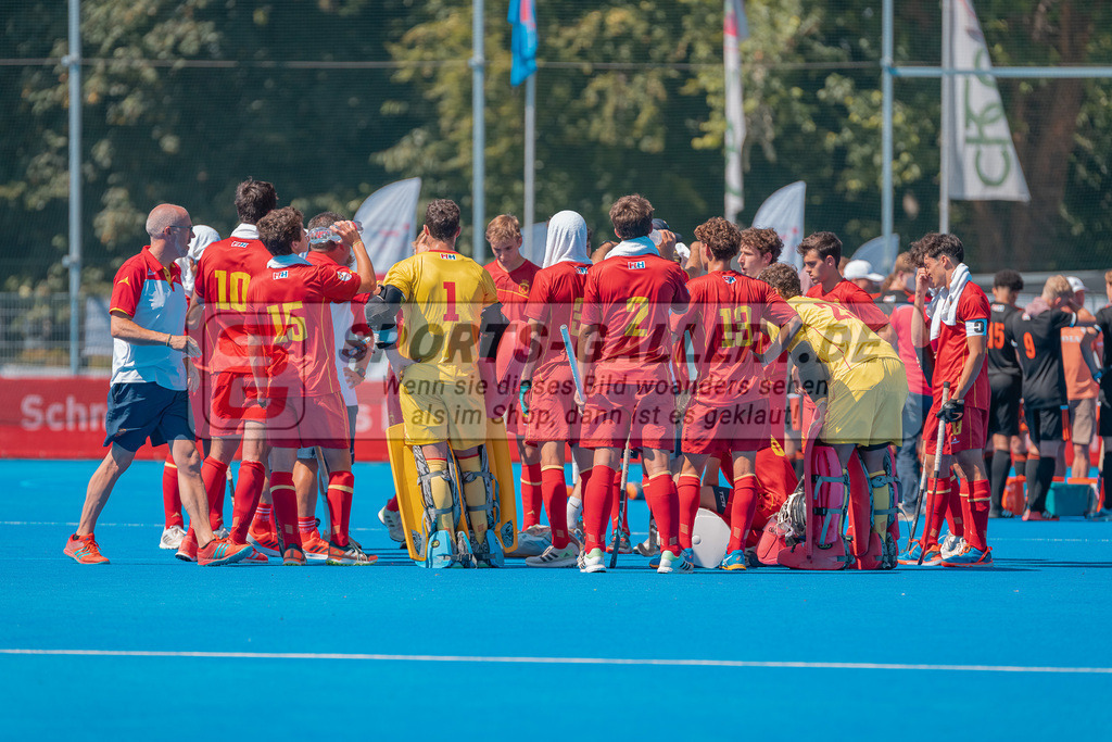 HK_20230711_101204 | Euro Hockey MU18 Spain vs Netherlands Championship Girls &amp; Boys am 11.7.2023 CHTC , Krefeld ,