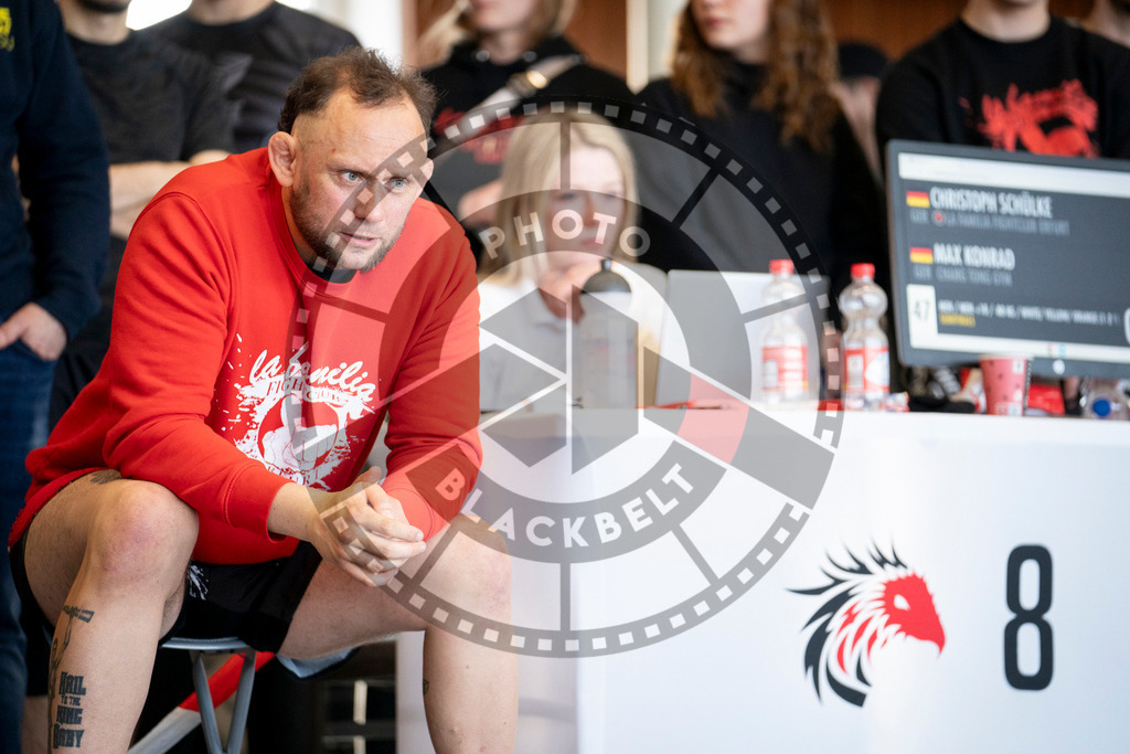 20240309PBB6934 | Fighters compete during the International Luta Livre (ILLCS) Spring Championship in Hannover, Germany, on March 9, 2024.