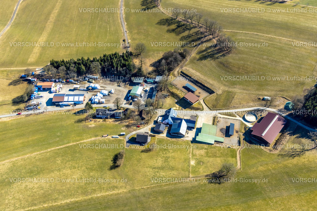 Wenden250307570IslandPferdehofRothenborn | Luftbild, landwirtschaftlicher Betrieb und Reiterhof IslandPferdehof Rothenborn, Rothemühle, Wenden, Sauerland, Nordrhein-Westfalen, Deutschland