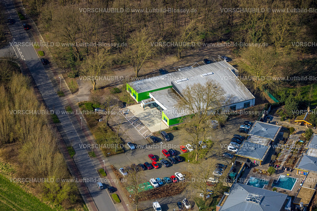 Emmerich240313378 | Luftbild, geplantes Wärmepumpen-Center am Embricana Schwimmbad, Emmerich, Emmerich am Rhein, Nordrhein-Westfalen, Deutschland