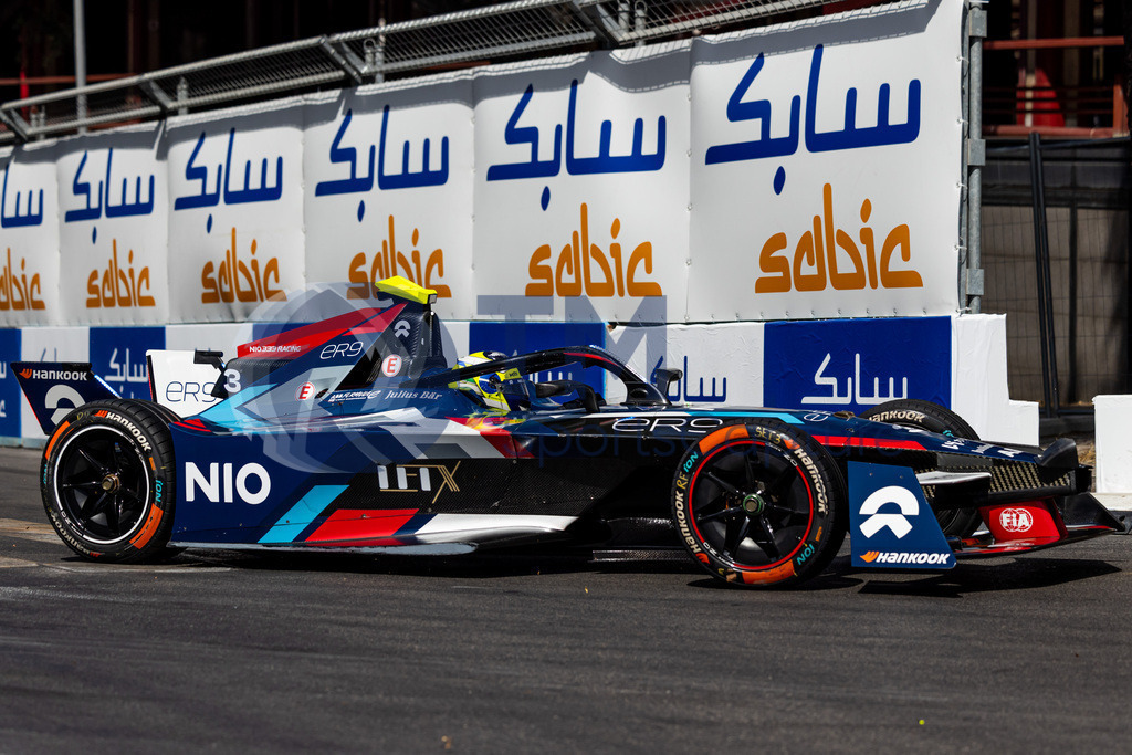 Trainproduction-20230716-0031 | ROME, ITALY,16.Jul.23 - MOTORSPORTS, FORMULA E - Hankook Rome E-Prix, Circuito Cittadino dell-EUR. Image shows Sergio Sette Camara (BRA / Nio).  Photo: Trainproduction / Matthias Trinkl