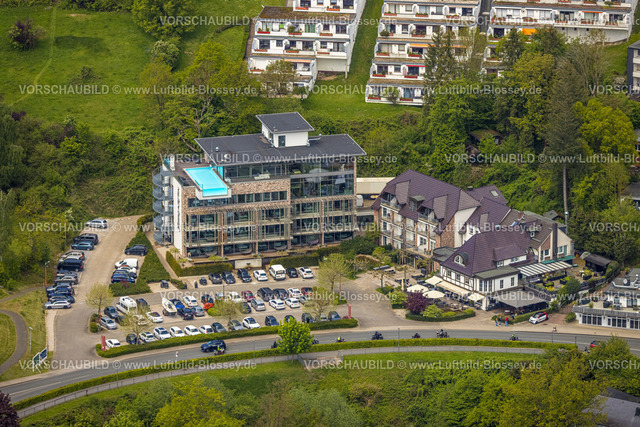 Sundern230504687Langscheid | Luftbild, Hotel und Restaurant Seegarten, Langscheid, Sundern, Sauerland, Nordrhein-Westfalen, Deutschland