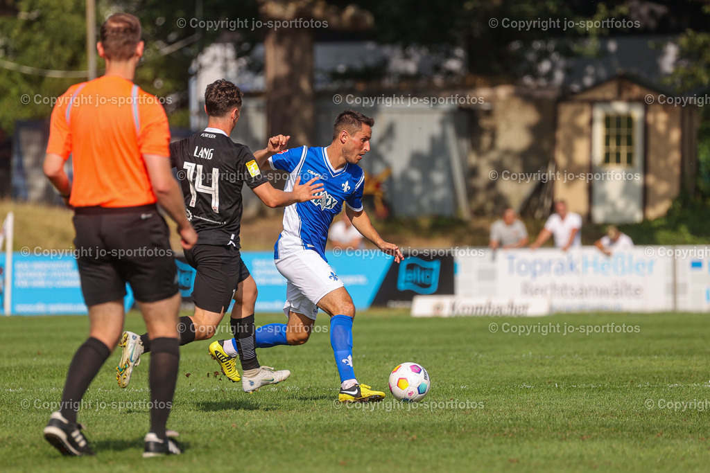 Giessen_Darmstadt (357) | 16.07.2023; Testspiel; Waldstadion Gießen; FC Gießen - SV Darmstadt 98; Ergebnis: 2:0 (0:0)
