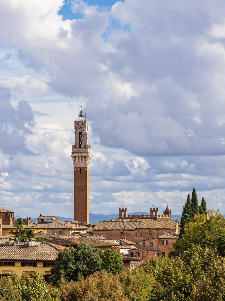 Blick über die Altstadt von Siena in Italien | Blick über die Altstadt von Siena in Italien.